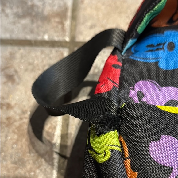 Walt Disney World Exclusive Rainbow Mickey Mouse Silhouette Multicolor Backpack - Picture 5 of 5